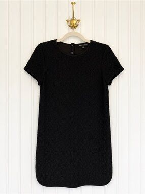 Madewell et Sézane Black Lace Shift Dress Size 0
